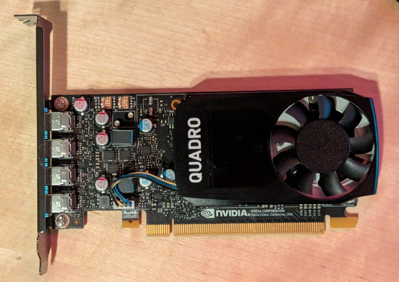 Nvidia Quadro P600 2GB GDDR5 PCI Express x16 Desktop Video Card