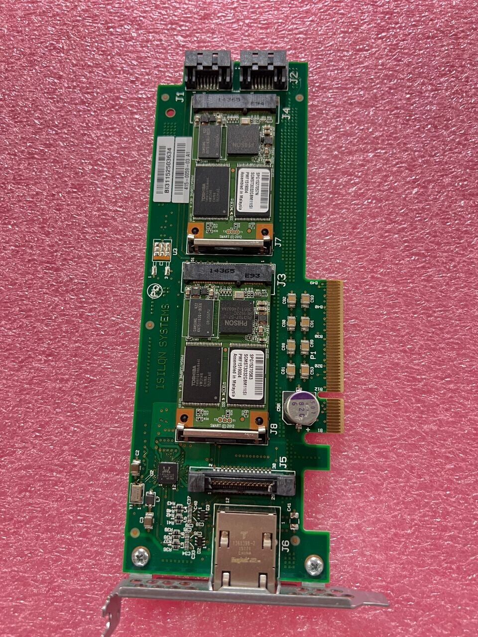 EMC Isilon X410 mSATA PCIe SSD Boot Drive 415-0059-03 w2x 32GB mSATA SSD LP