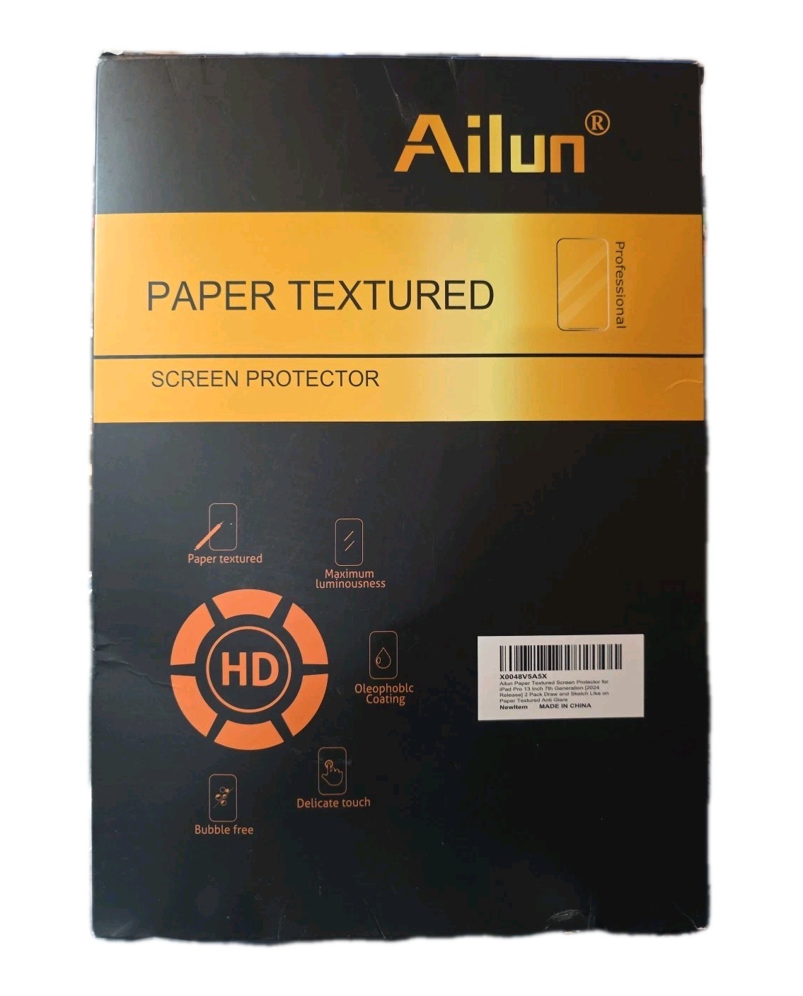 Ailun 2 Pack Screen Protector for iPad Pro 13 Inch 7th Gen (2024) Like Paper (W3