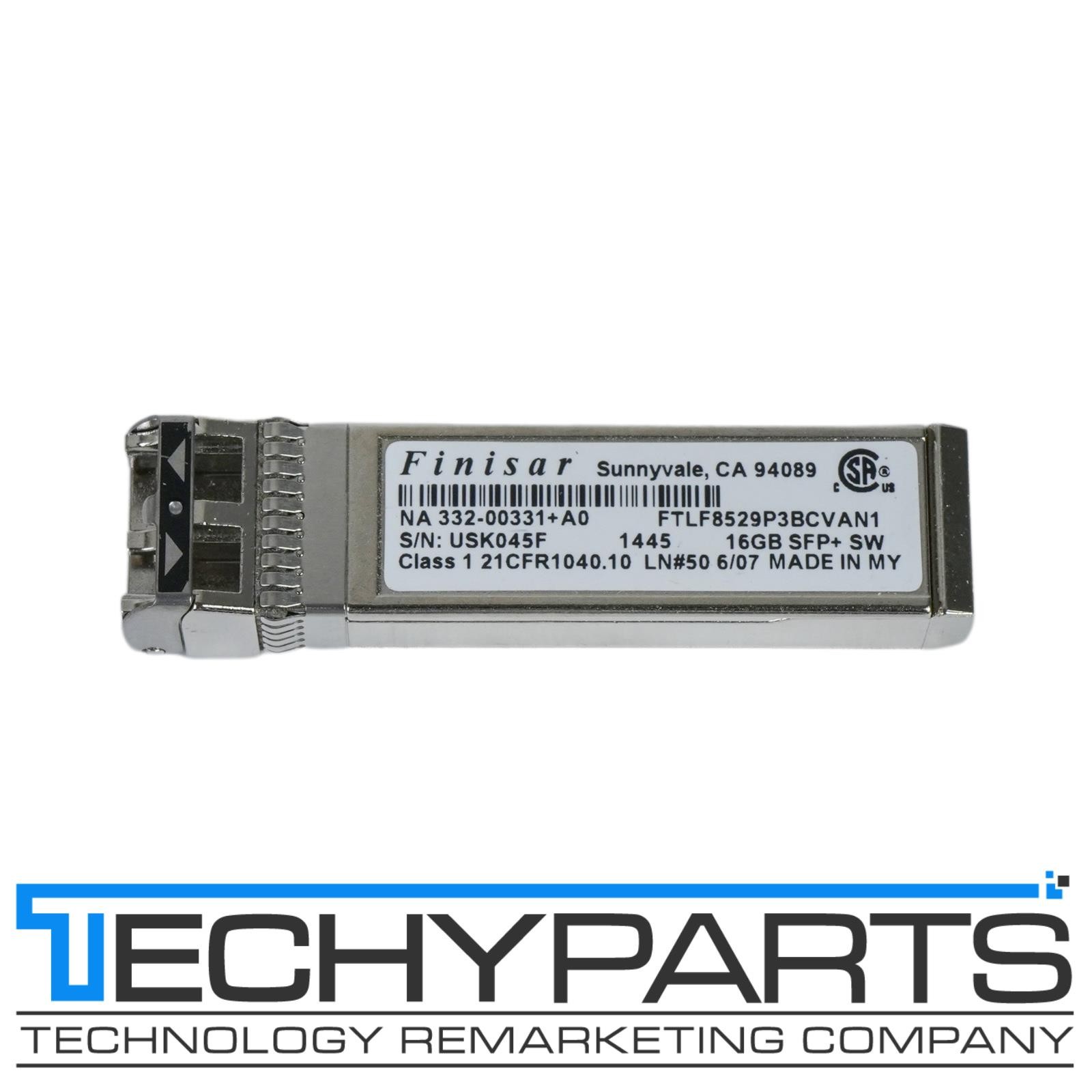Netapp X6596-R6 16Gbps 16GBase-SW SFP+ SR 850nm MMF Transceiver 332-00331+A0