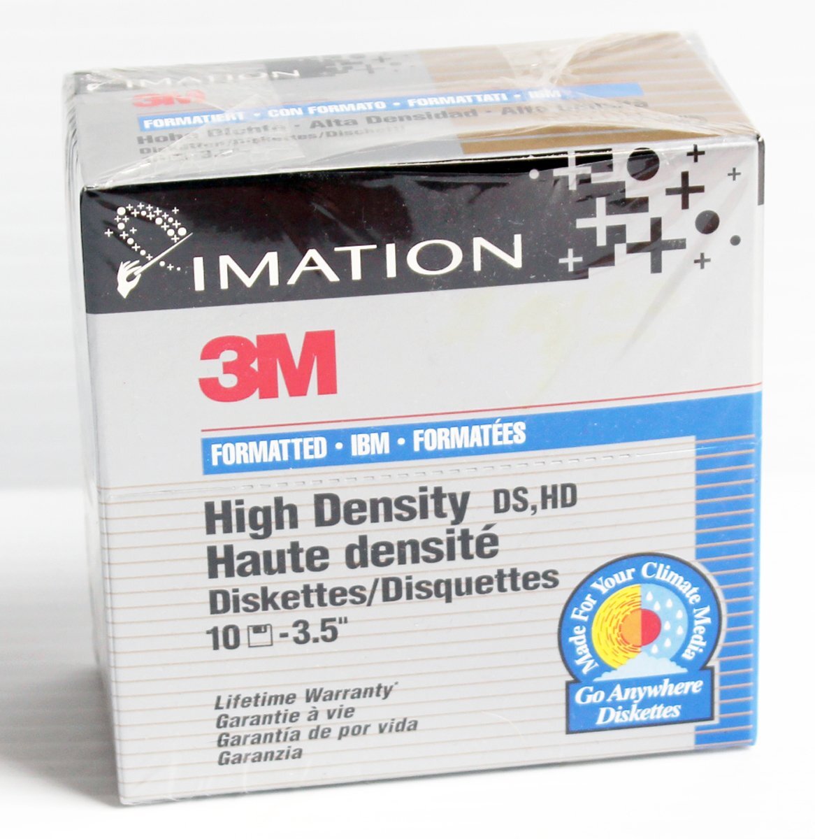 IMATION 3.5DS/HD PC 10/BX
