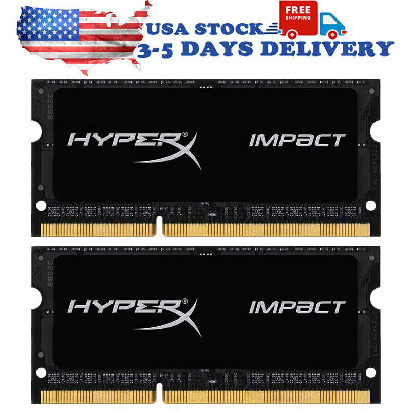 Kingston HyperX Impact DDR3L 1600MHz 16GB (2x 8GB) PC3L-12800S Laptop Memory RAM
