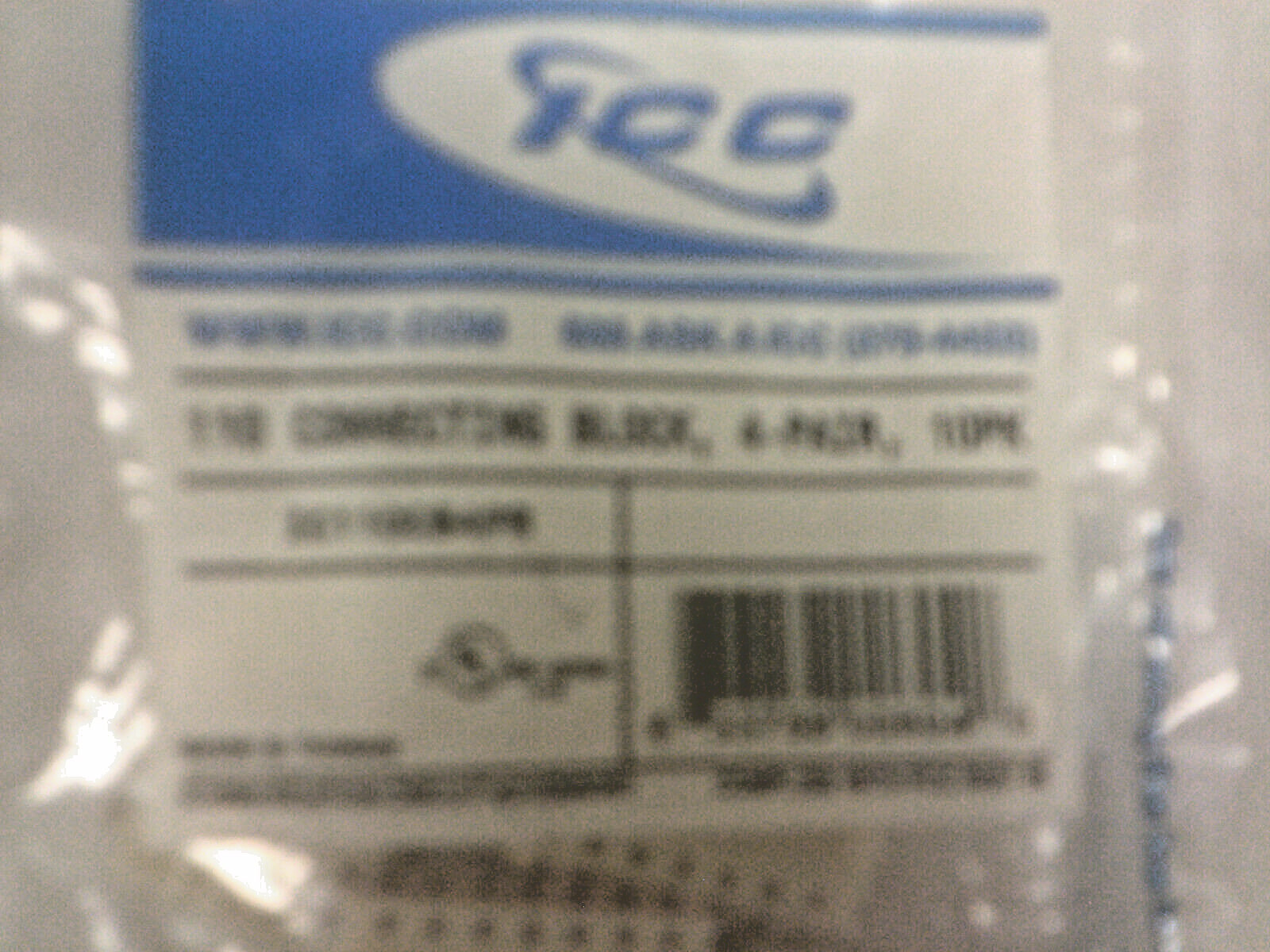ICC 110 connecting block, 4-pair, 10-pack