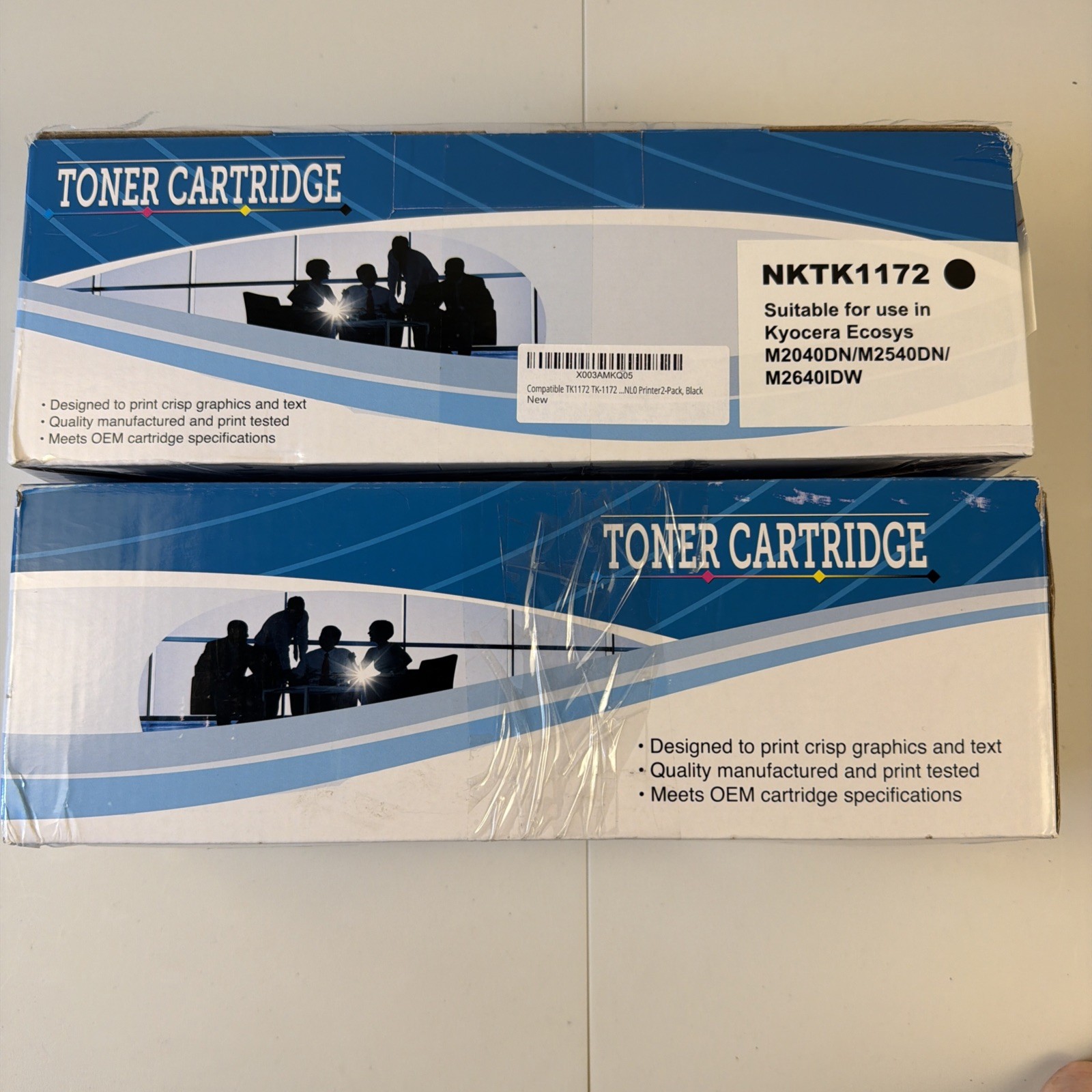 NKTK TK-1172 Toner Cartridge Black Open Box for Kyocera ECOSYS