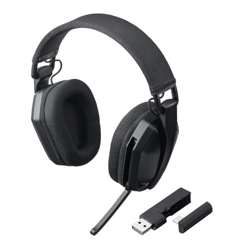 Sanwa Direct Wireless Gaming Headset Wired Connection Possible Lightweight