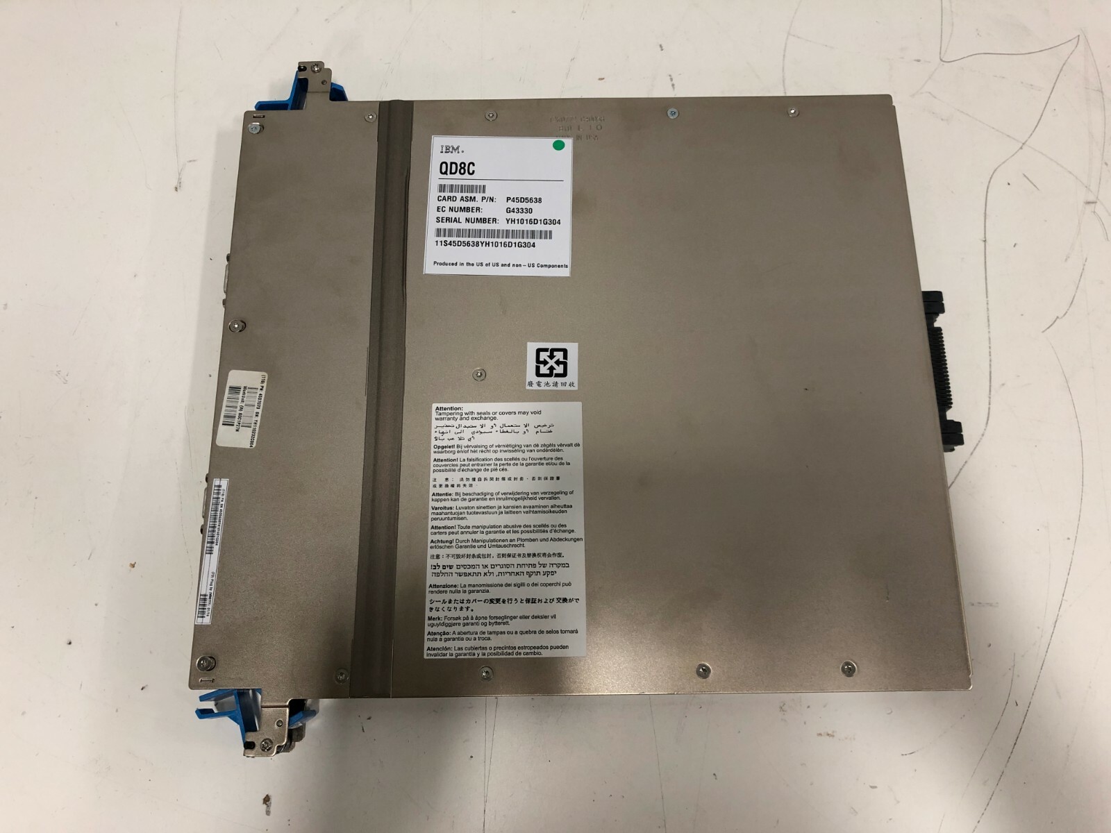 IBM P45D5638 45D7070 QD8C Crypto Express2 Hydra 3.0