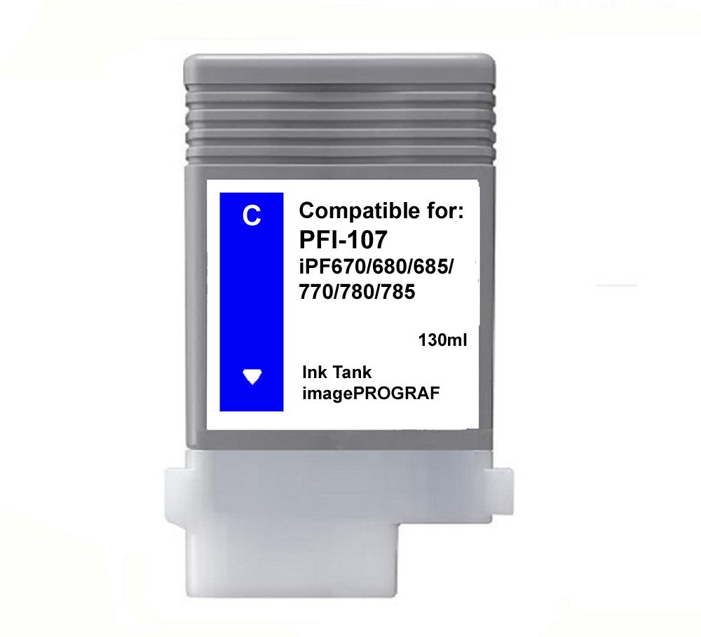 PFI-107 Cyan Ink Cartridge Fit Canon IPF 670 IPF680 IPF685 IPF780 PFI107C