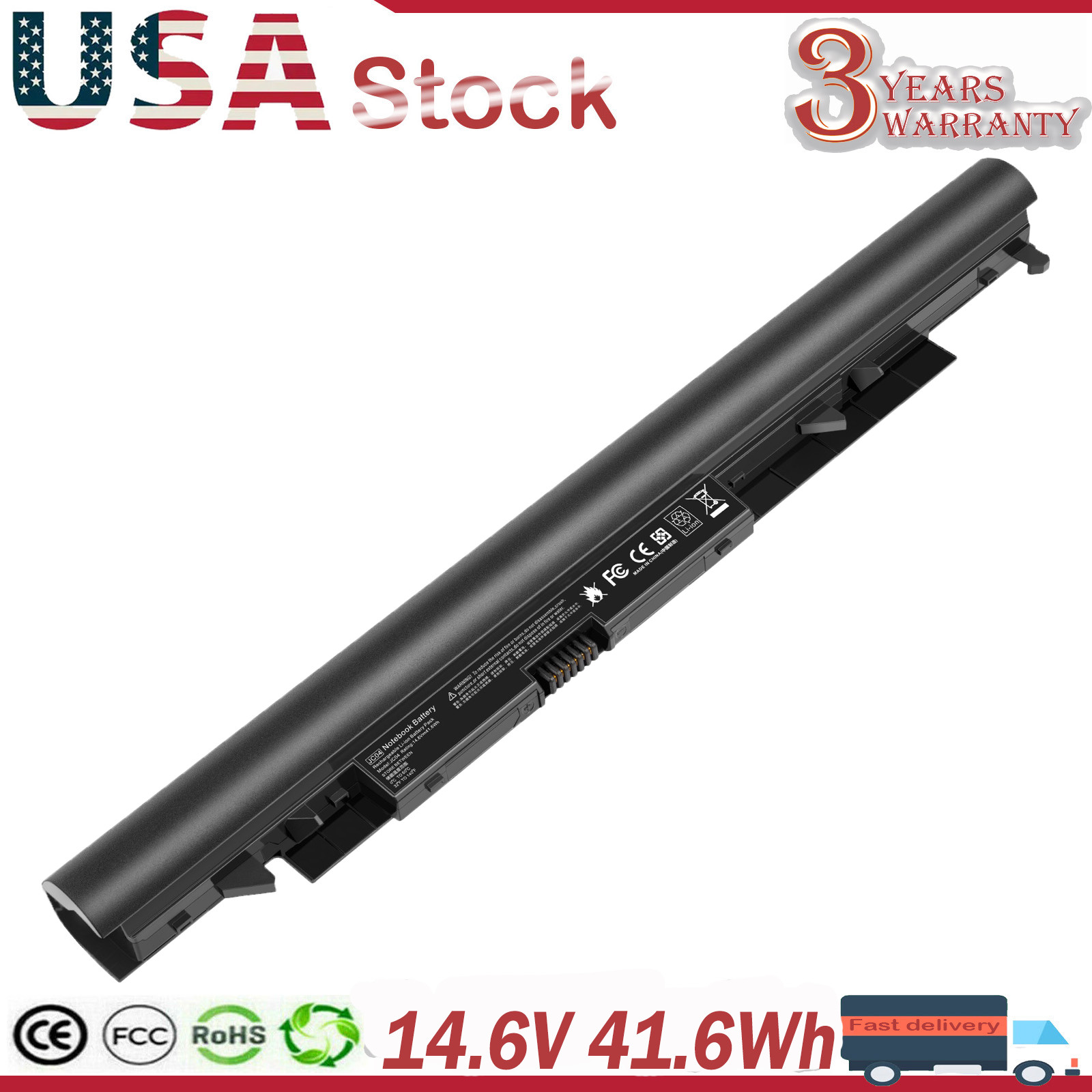 Replacement Battery for HP JC04 JC03 919700-850 HSTNN-PB6Y HSTNN-LB7V 919701-850