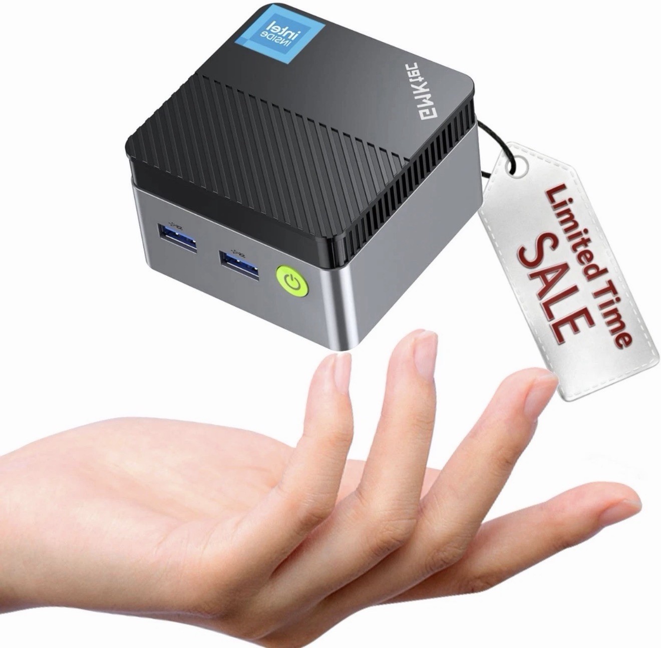 GMKtec NucBox5 Mini PC 8 gb 512 gb OEM Win11Pro  w/o PowerAdapter 12v