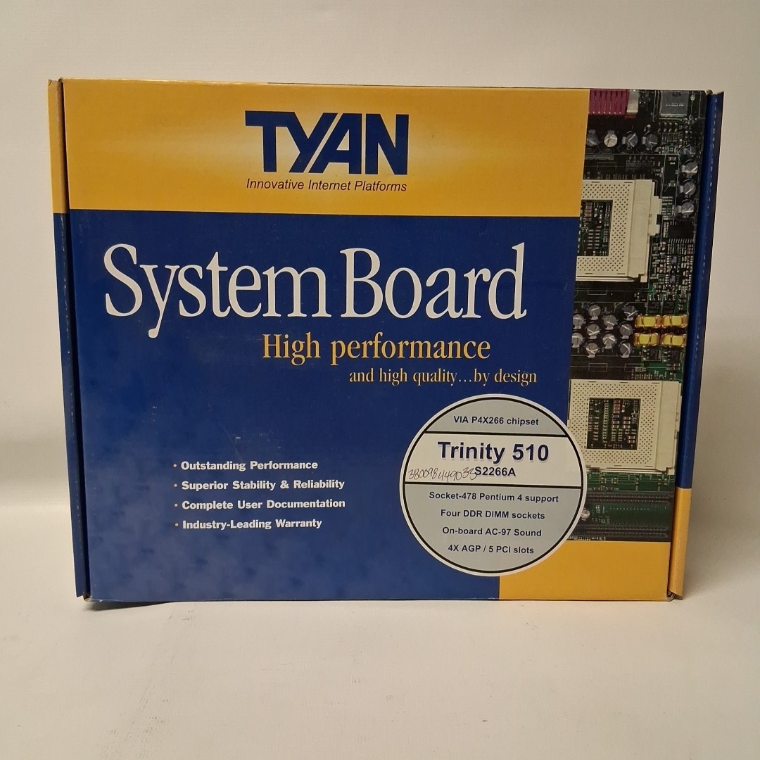 , tyan s2266a socket 478 Trinity 510 with accessories.......W9S2