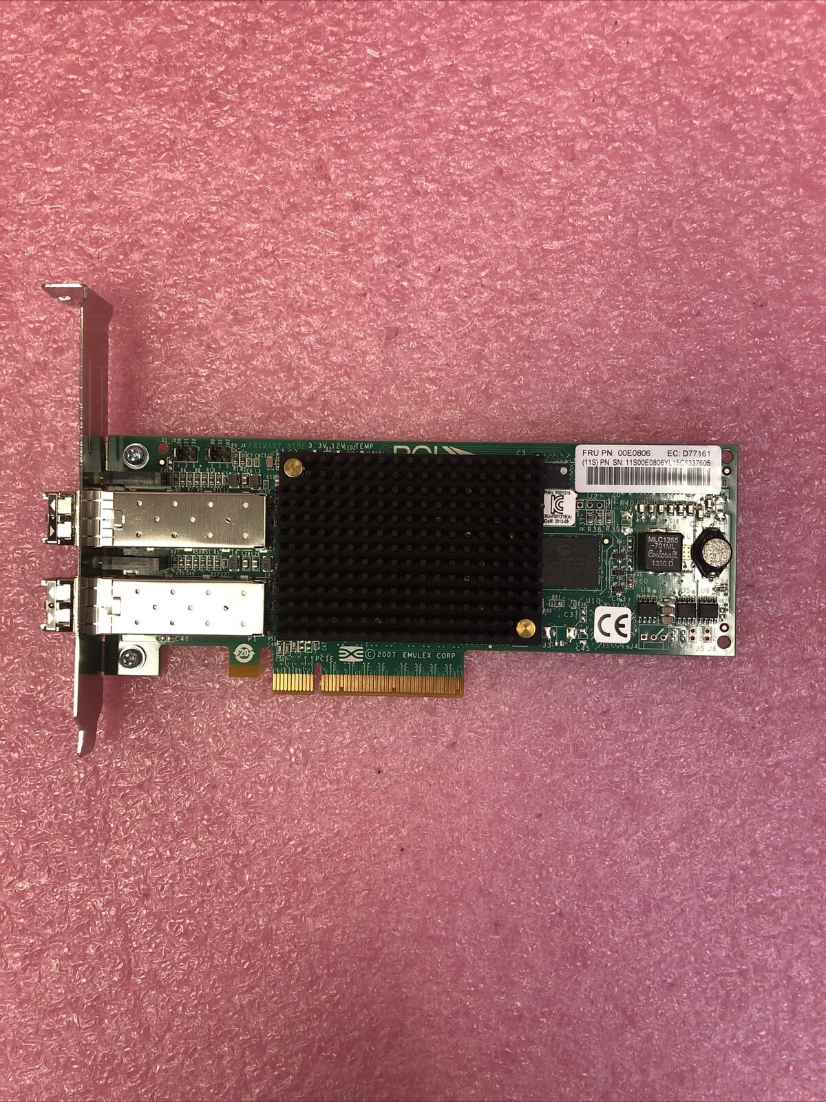 00E0806 IBM LightPulse 8GB 2Ps Fibre PCI-E A	