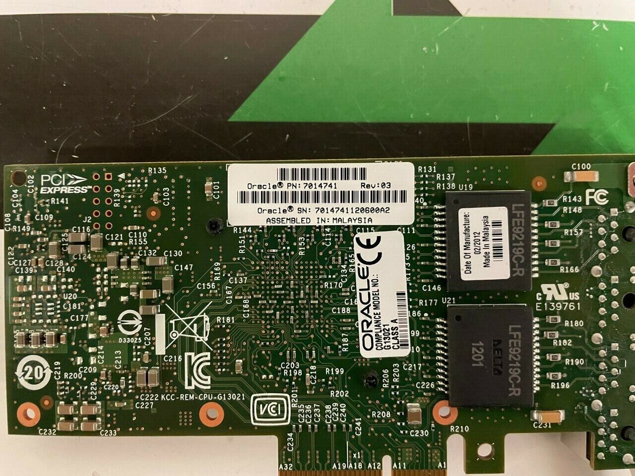 7014741 Sun Quad Port Ethernet Gigabit Network Adapter. pulled from T5-4