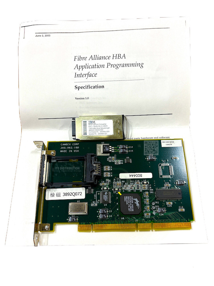 197819-B21 I HP Compaq StorageWorks Fibre Channel PCI HBA Adapter 216359-001