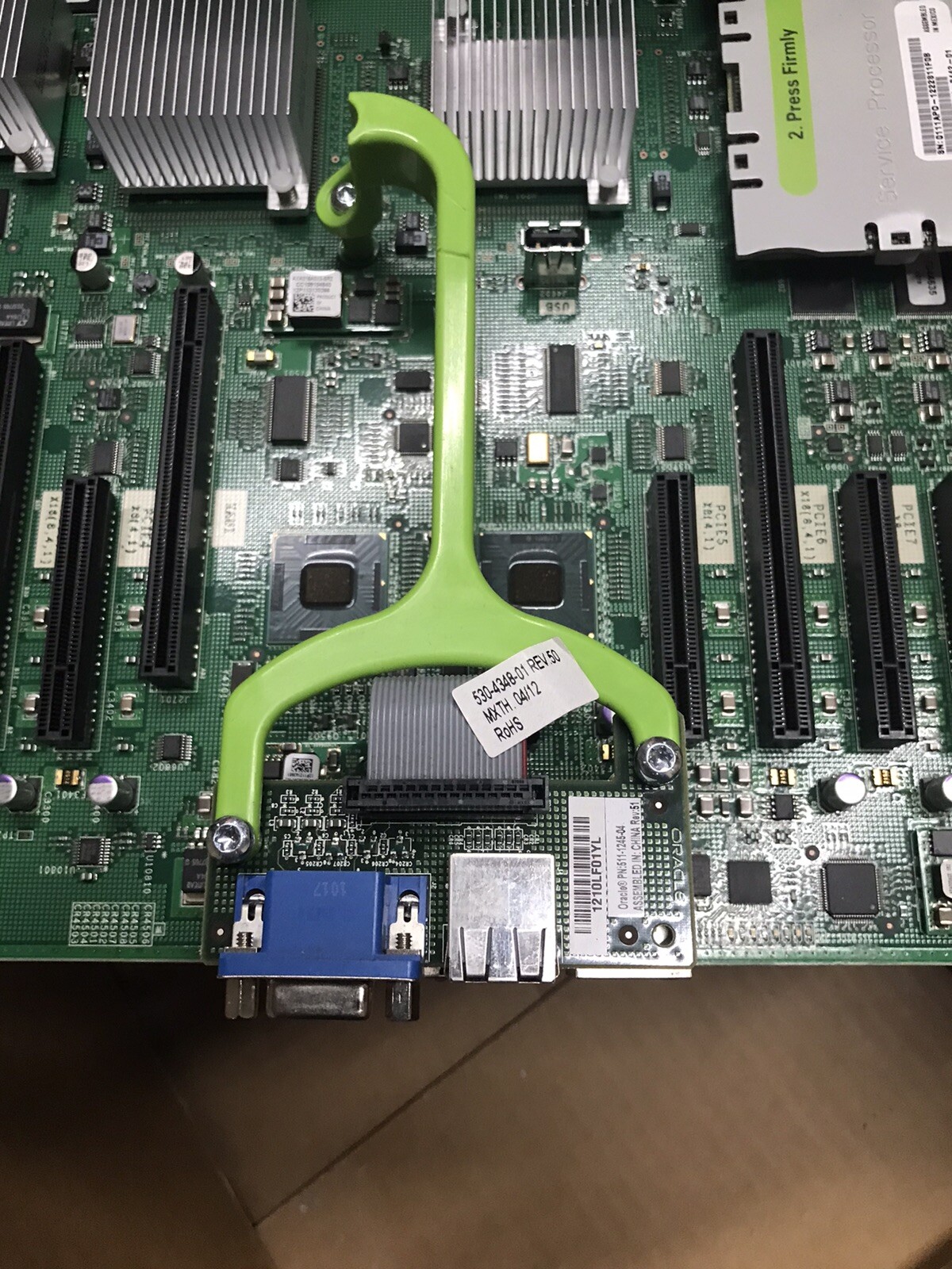 Sun 530-4348 System Board to Rear I/O Board Signal Cable 4z 530-4348-01 511-1245
