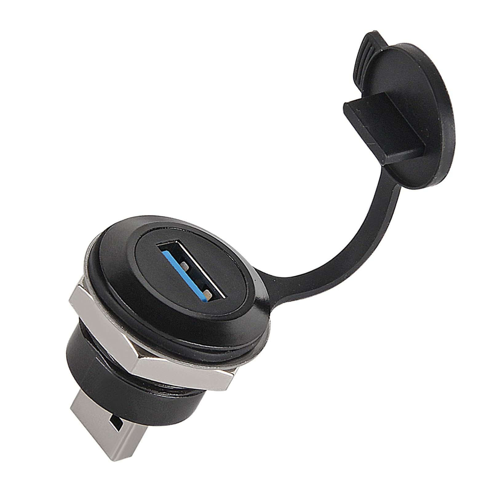 1 PCS USB 3.0 Male To Female Extension Cable Panel Mount Connector 5Gbps