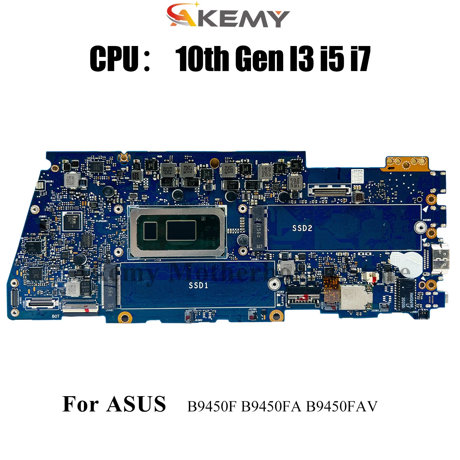 B9450FA Laptop Motherboard For ASUS B9450FAV Mainboard W/ i3 i5 i7 CPU tests OK