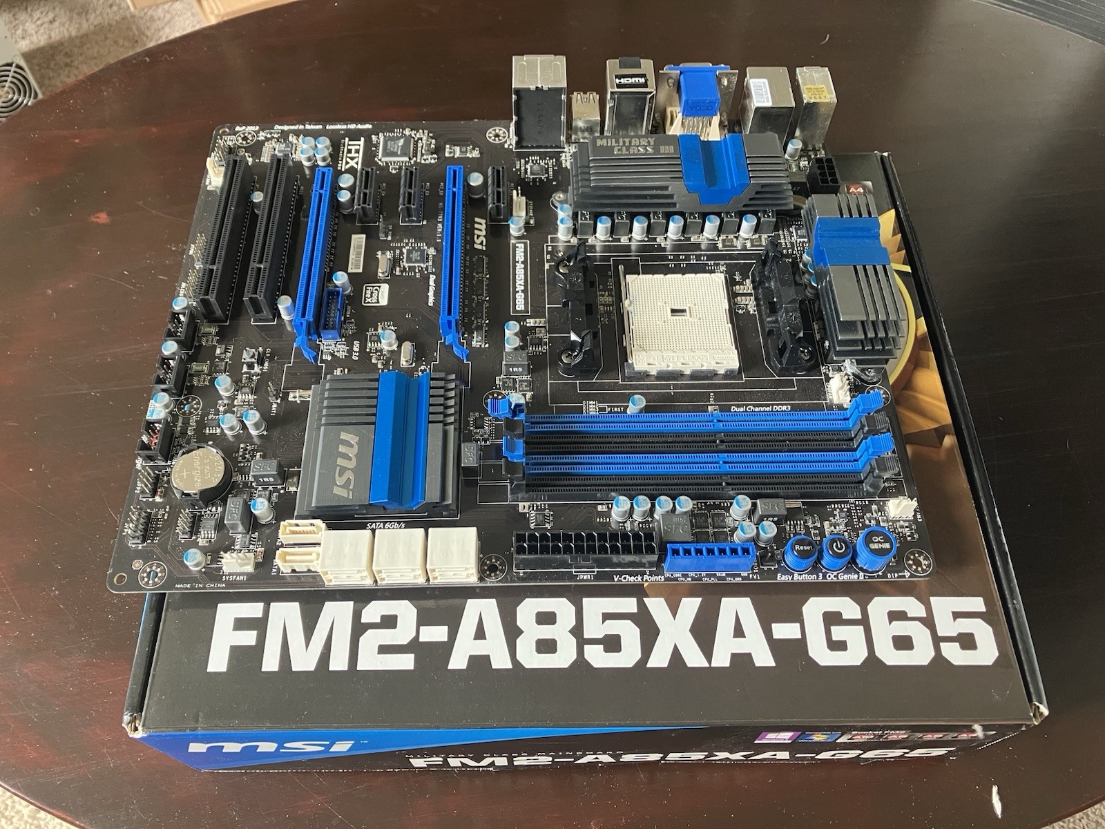 MSI FM2-A85XA-G65, Socket FM2, AMD Motherboard