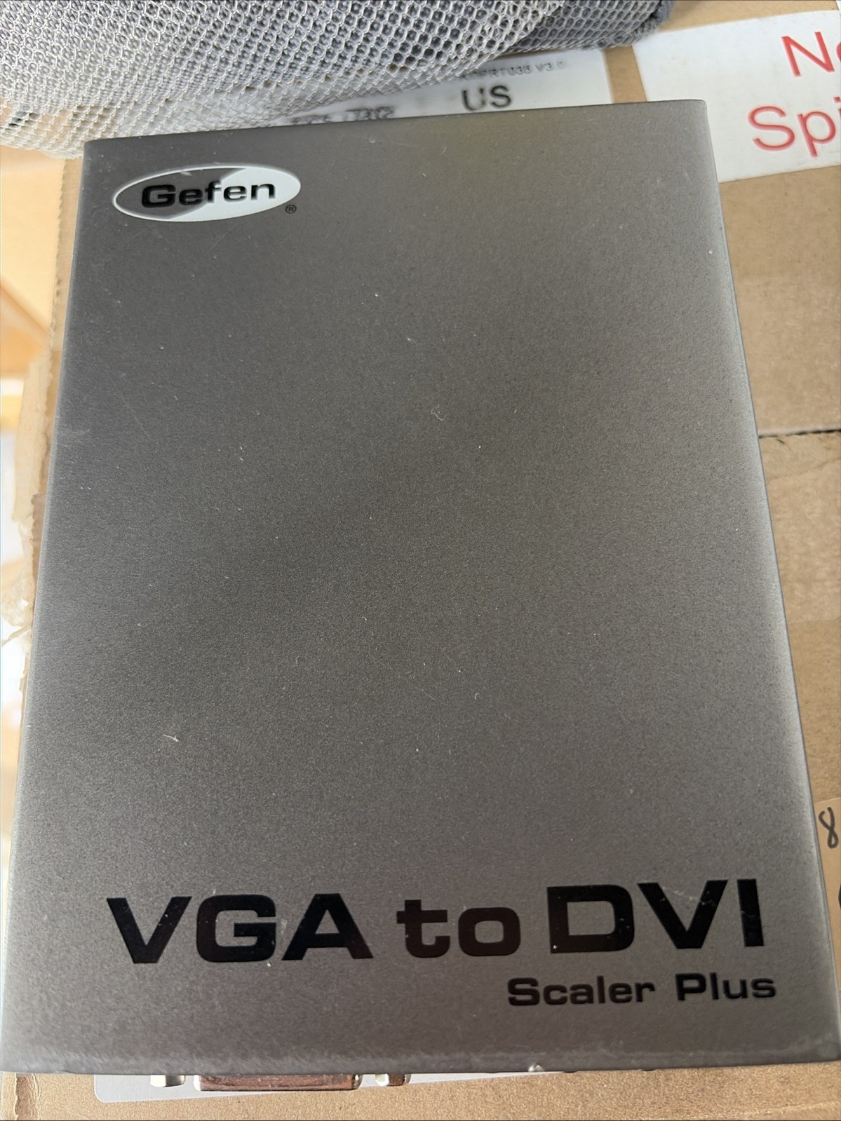 Gefen PHI-VGA-2-DVISP VGA to DVI Scaler Plus AV Adapter Converter Gray