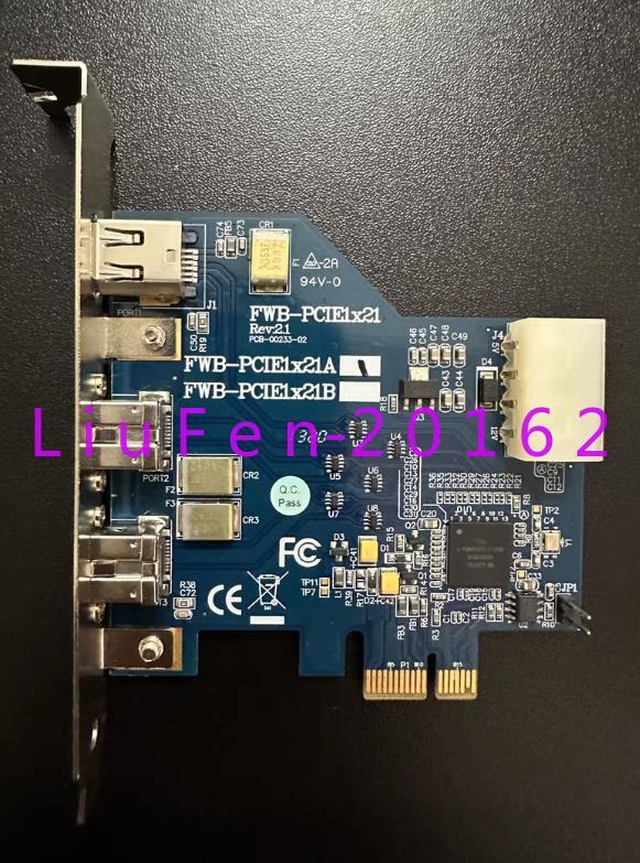 1pc used IOI FWB-PCIE1x21A 1394B card