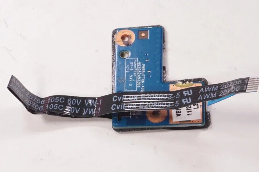 HP 250 G1 GENUINE New Laptop POWER BUTTON BOARD W/ CABLE