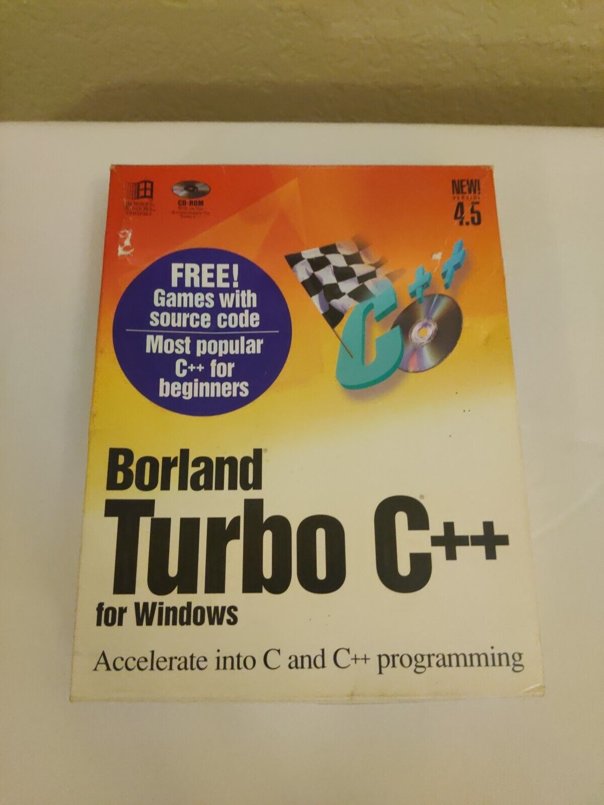 BORLAND Turbo C++ Software Version 4.5 For Windows, *Popular For Beginners* 