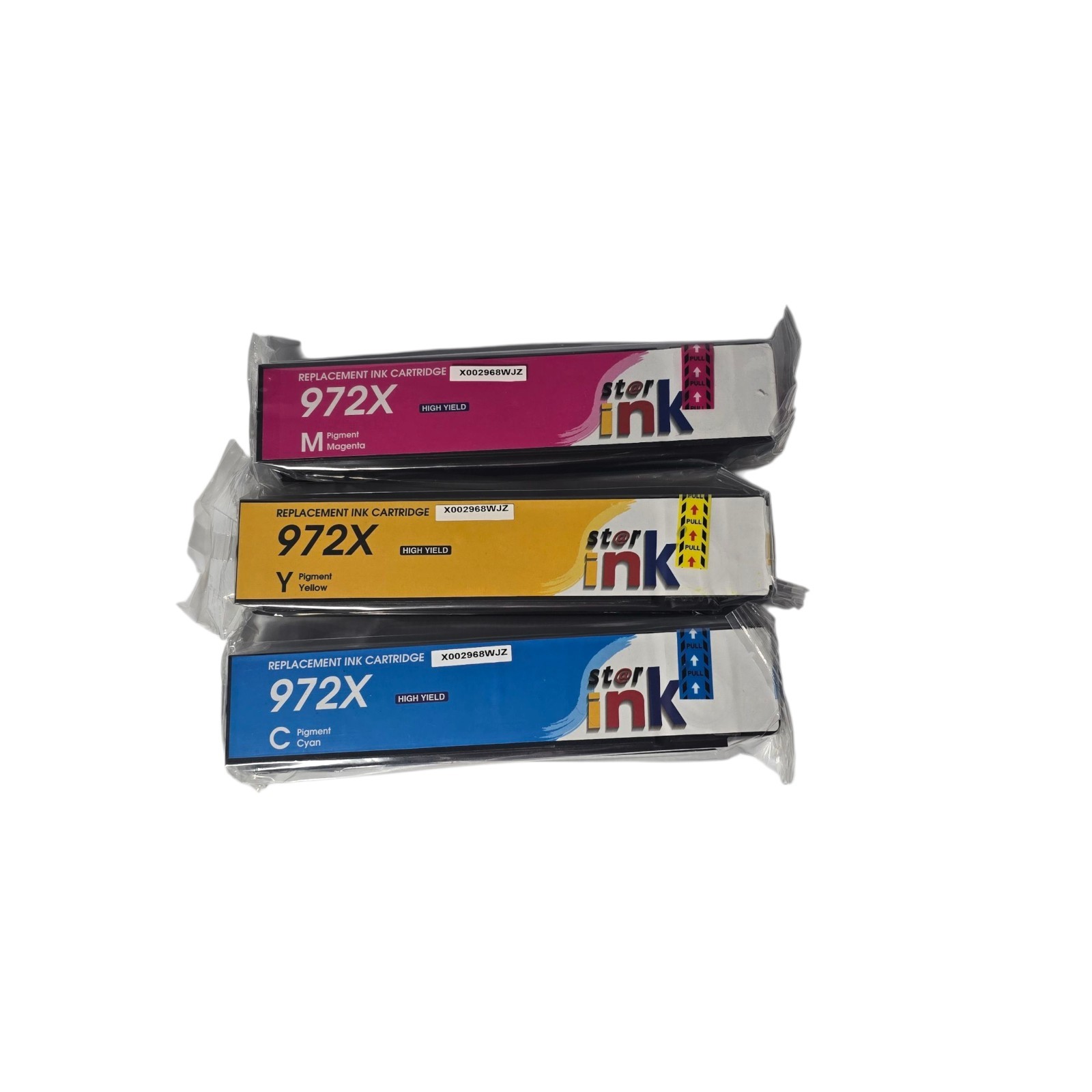 STOR INK 972X  MAGENTA, CYAN, YELLOW