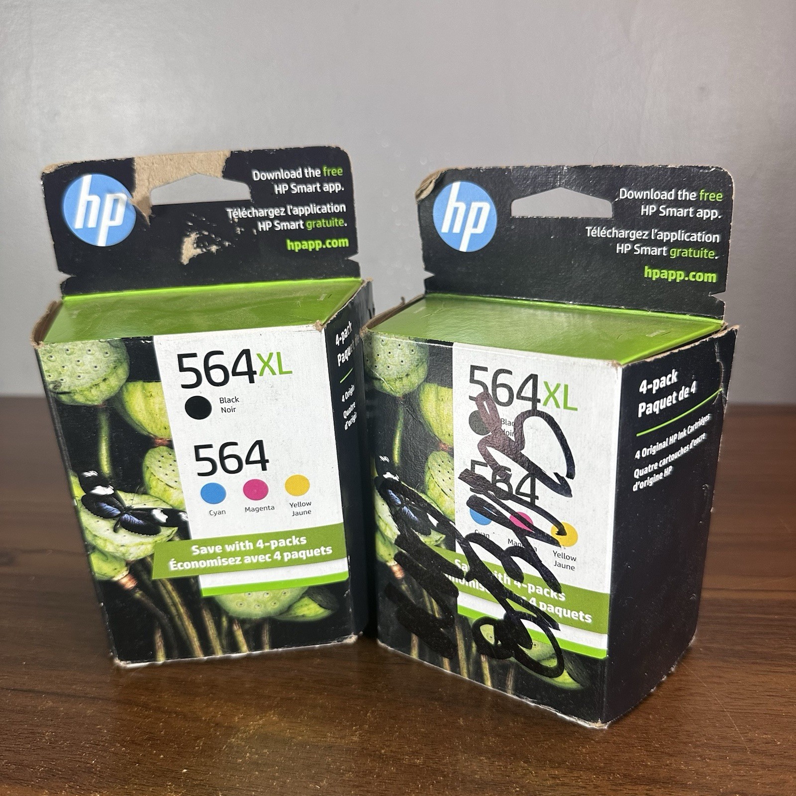 Genuine HP 564XL Black 564 Color Ink Cartridge Combo Pack x2 Sealed Exp 2/2024