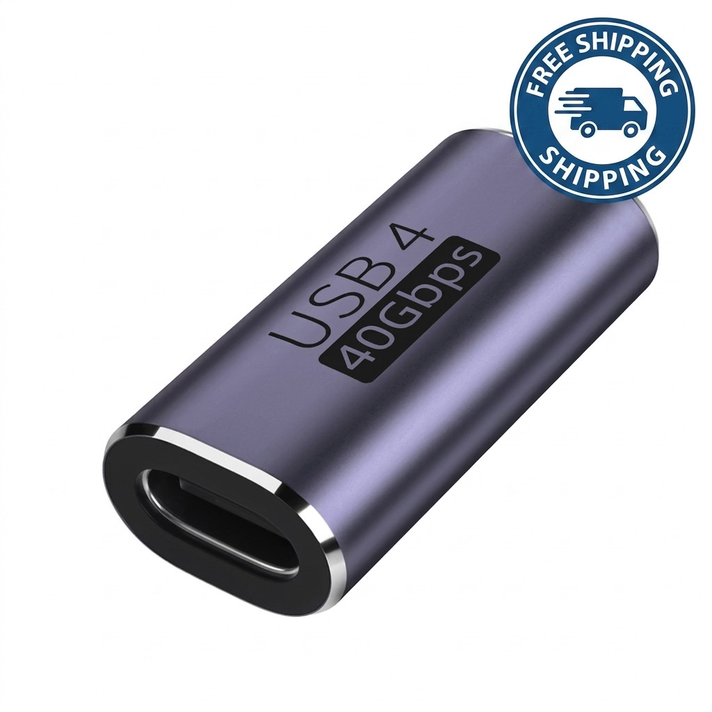 USB 4 Type C Female to Female Adapter Coupler 240W 40Gbps 8K for Thunderbolt Lot