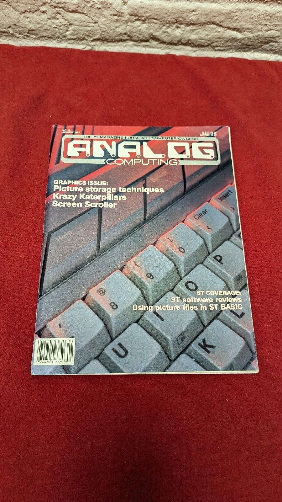 *VINTAGE* Analog Computing Magazine Atari January 1987 No. 50 