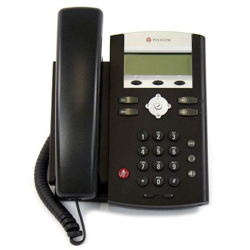 Polycom 2200-12320-025 IP320 SoundPoint IP 320 2-line SIP PoE Phone 99.99% New