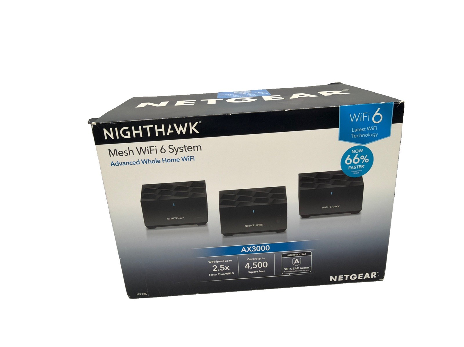 Netgear Nighthawk AX3000 Dual Band Wireless Routers - 3 Pack MK73S-100NAS