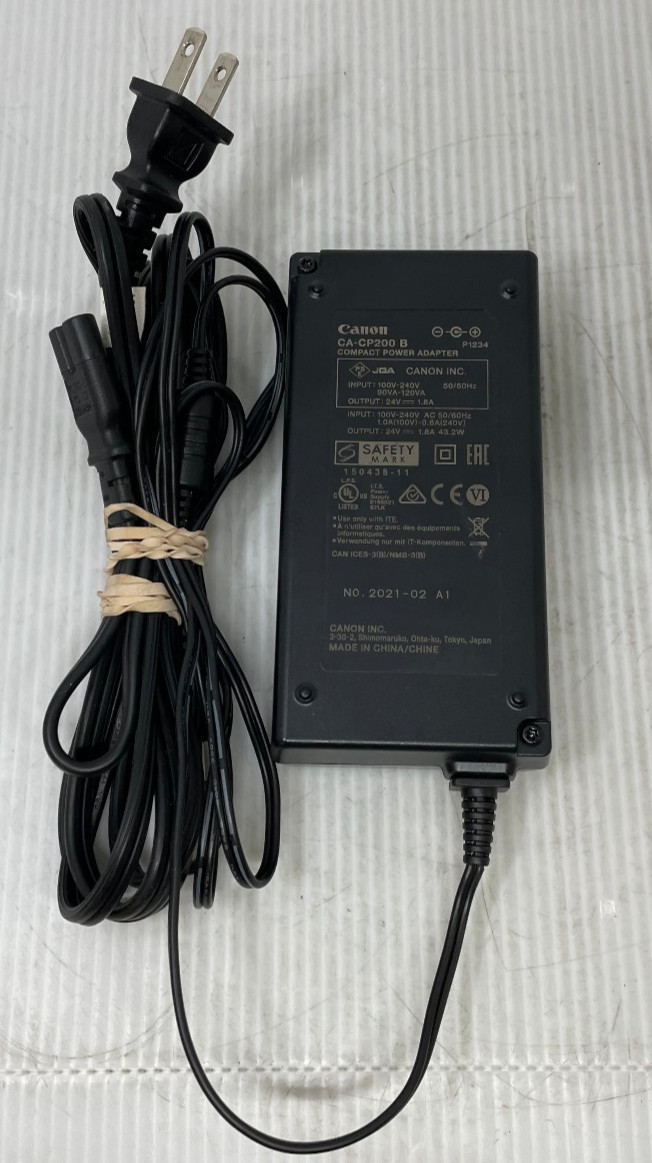 Canon CA-CP200 B Compact Power Adapter 24V 1.8A 43W for Selphy Photo