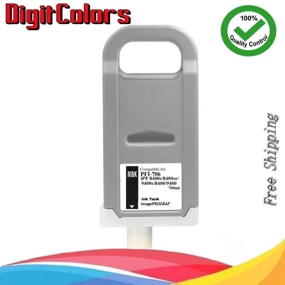 PFI-706 Matte Black Ink Cartridge for IPF 8400s 8400se 9400s 8400 9400 PFI706MBK