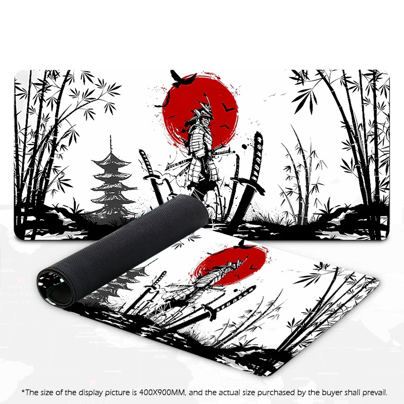 Japanese Samurai Warrior Mouse & Keyboard Pad – 400x900x3mm