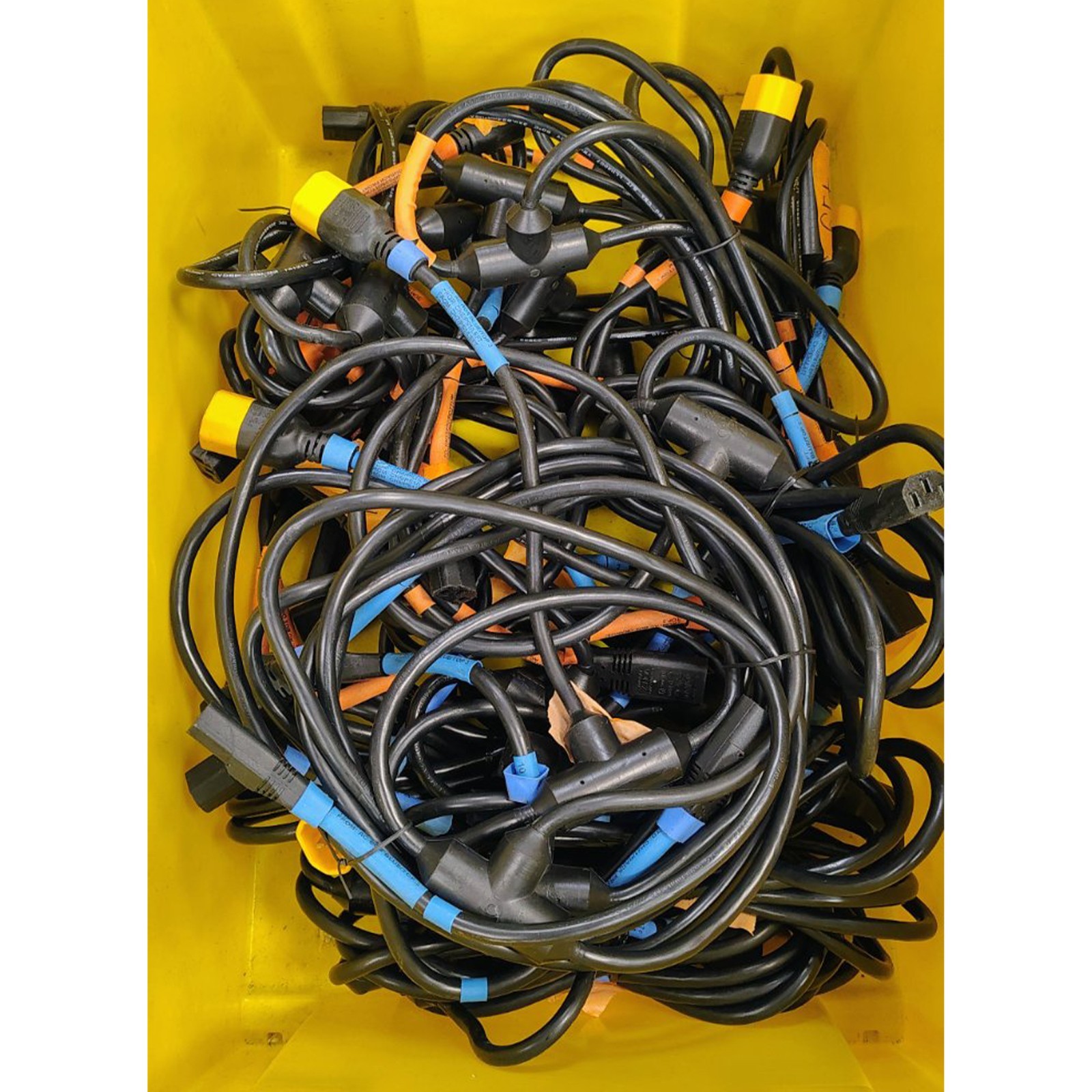 LOT OF 12 Splitter 4ft-15ft Mixed Cable UPS Server IEC 320 C14 to IEC 320 C13