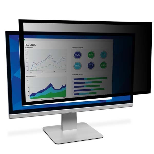 NEW 3M Framed Privacy Filter for 24" Widescreen 16:9 Monitor PF240W9F