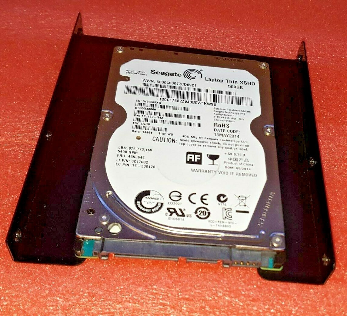 HP Pavilion Slimline 400-034, 500GB SSD-Hybrid SSHD Hard Drive Windows 10 Pro 64