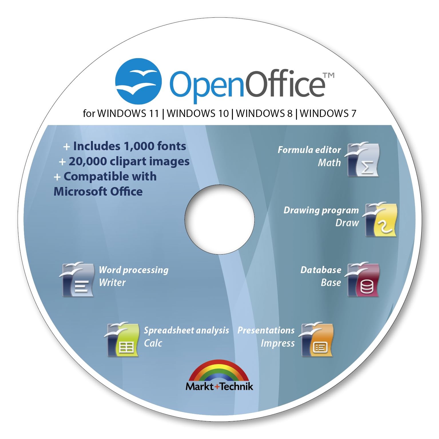 Office Suite 2026 Edition CD DVD 100% compatible with Microsoft® Word® and Excel
