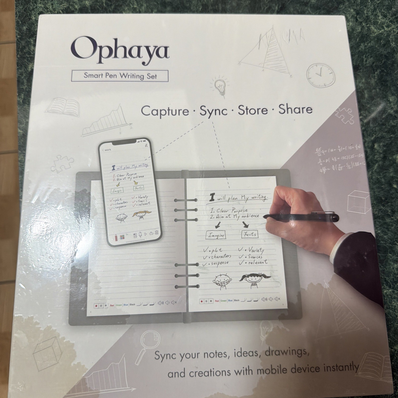 Ophaya Smart Pen Writing Set Android and iOS New