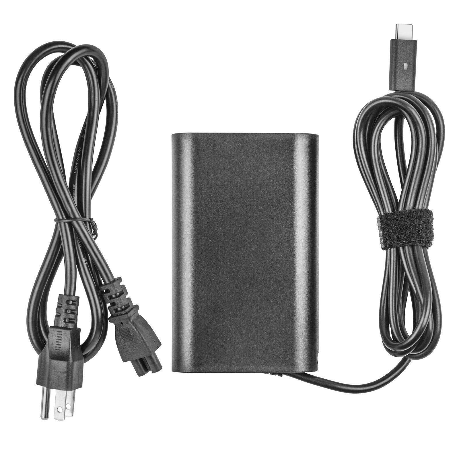 For Dell 65w Type C Laptop Charger USB C Power Adapter 24YNH VENUE 10 PRO 5056