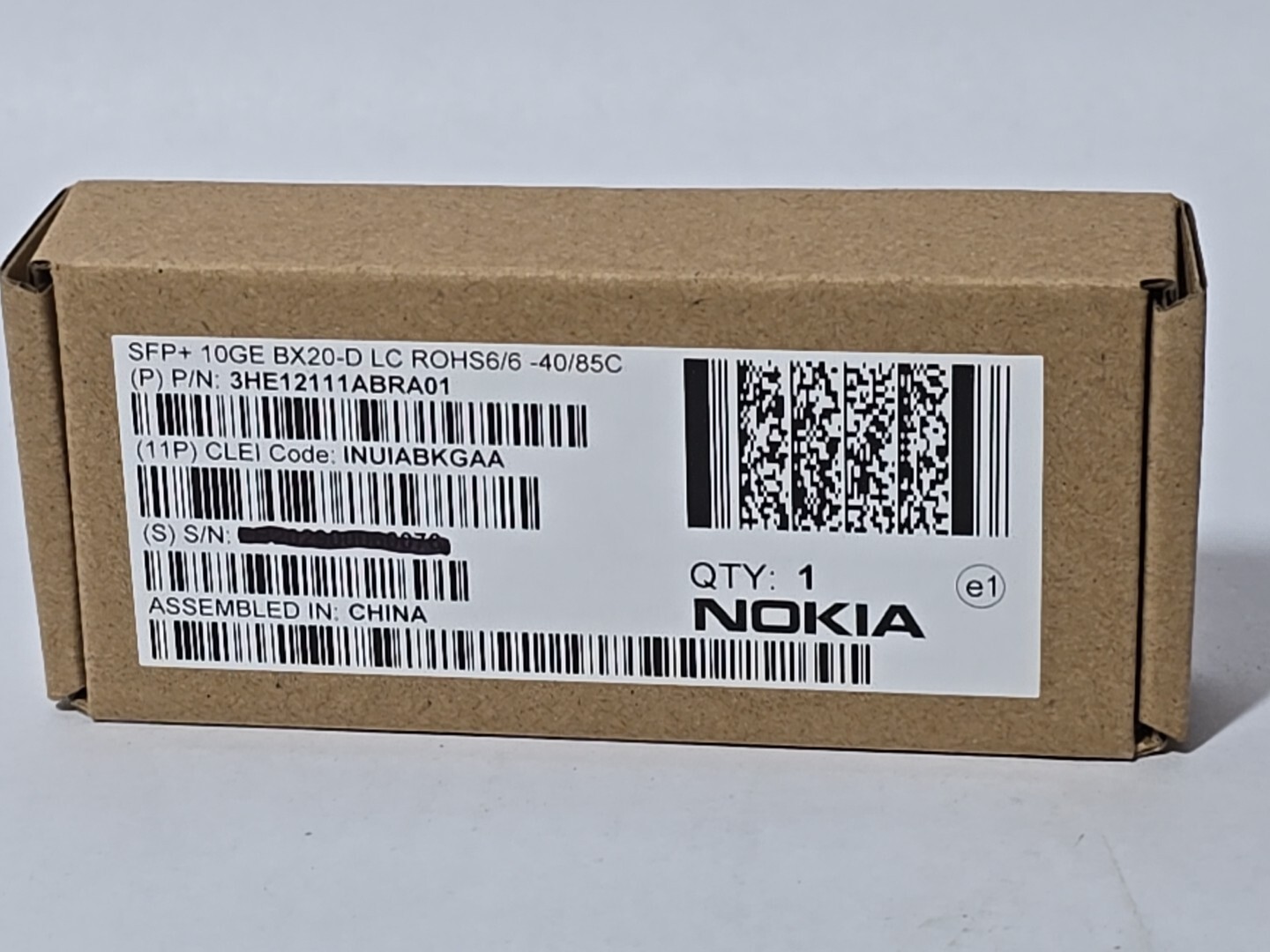 NOKIA 3HE12111ABRA01  SFP+  10G LR  Bidi  20km  Tx1270/Rx1330