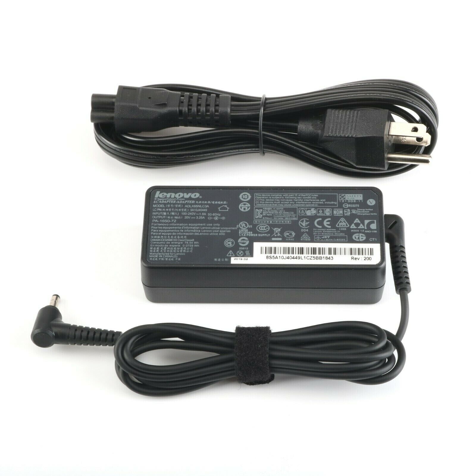 Genuine 65W Adapter Laptop Charger For Lenovo IdeaPad 310 320 330 510 ADP-45DW