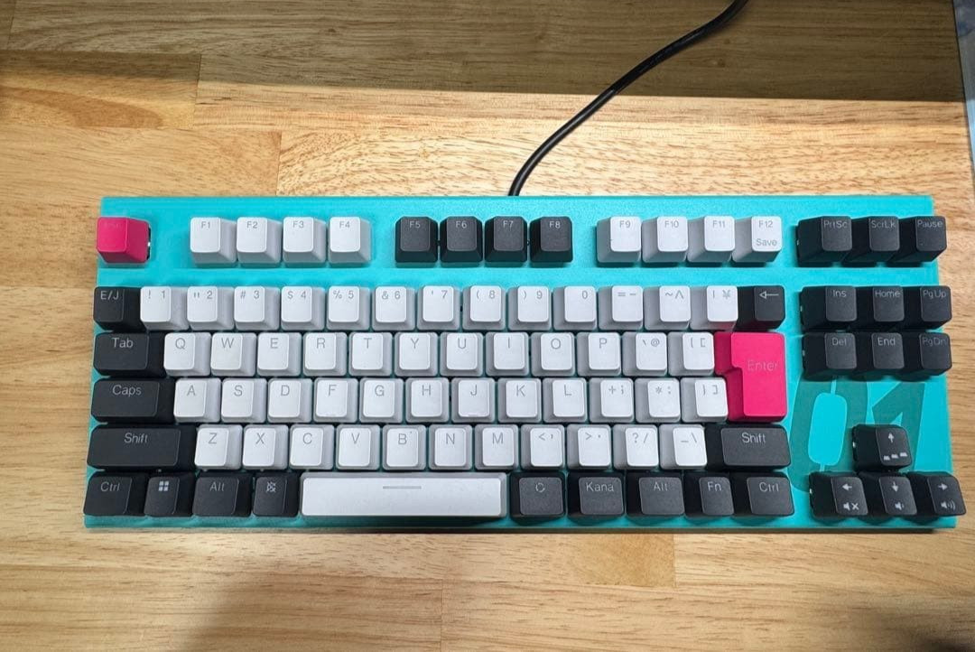 Topre REALFORCE x Hatsune Miku Collaboration GX1 Gaming Keyboard Used Japan