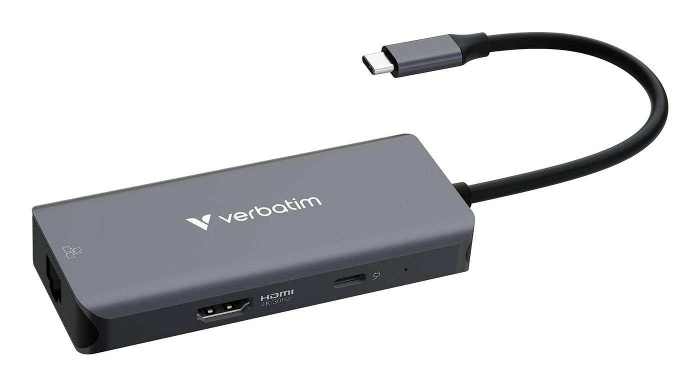 Verbatim W129251407 32157 USB-C Essentials Multiport Hub 6 Port With Rj45 ~E~