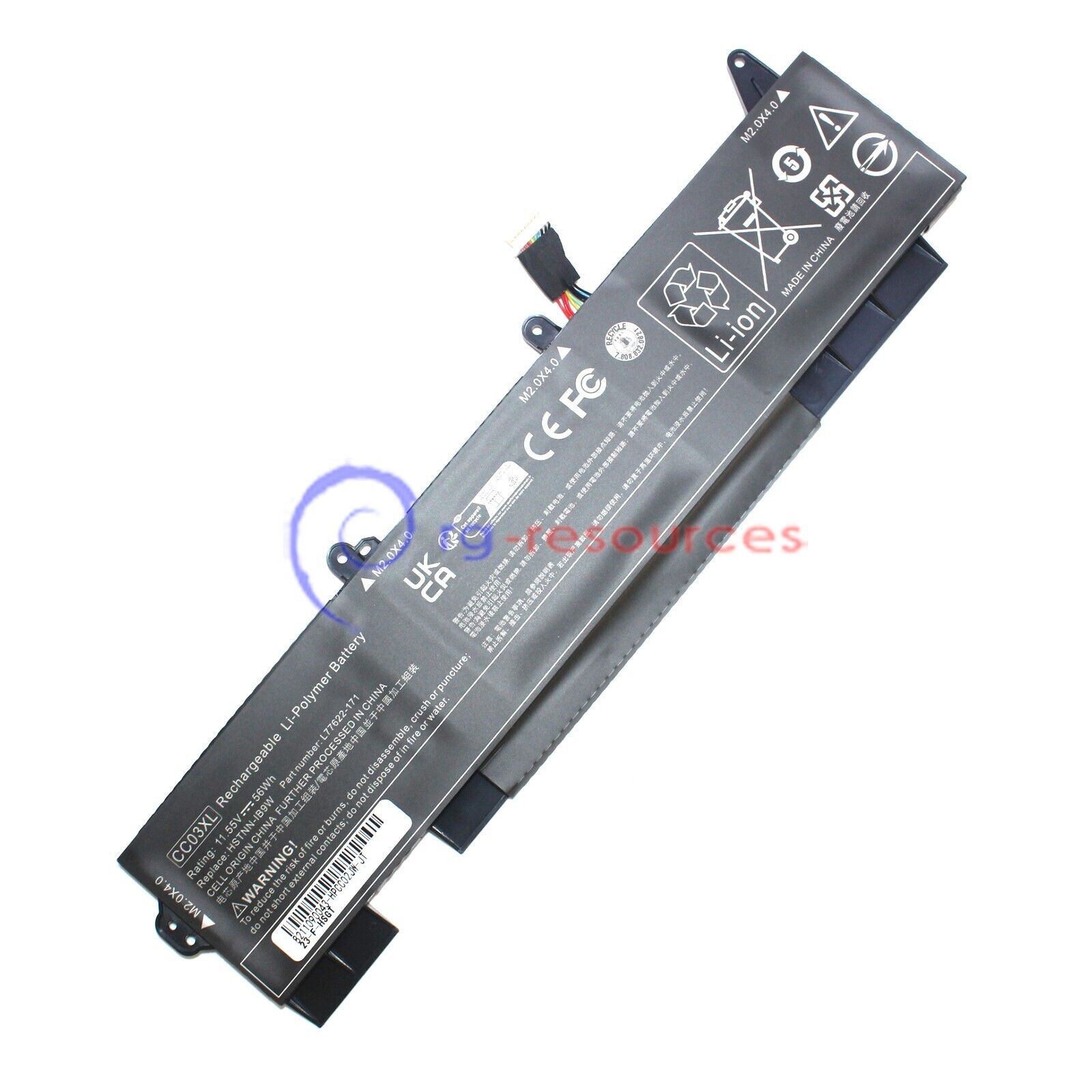 56Wh CC03XL Battery for HP EliteBook 830 835 840 845 850 855 G7 G8 L78555-005