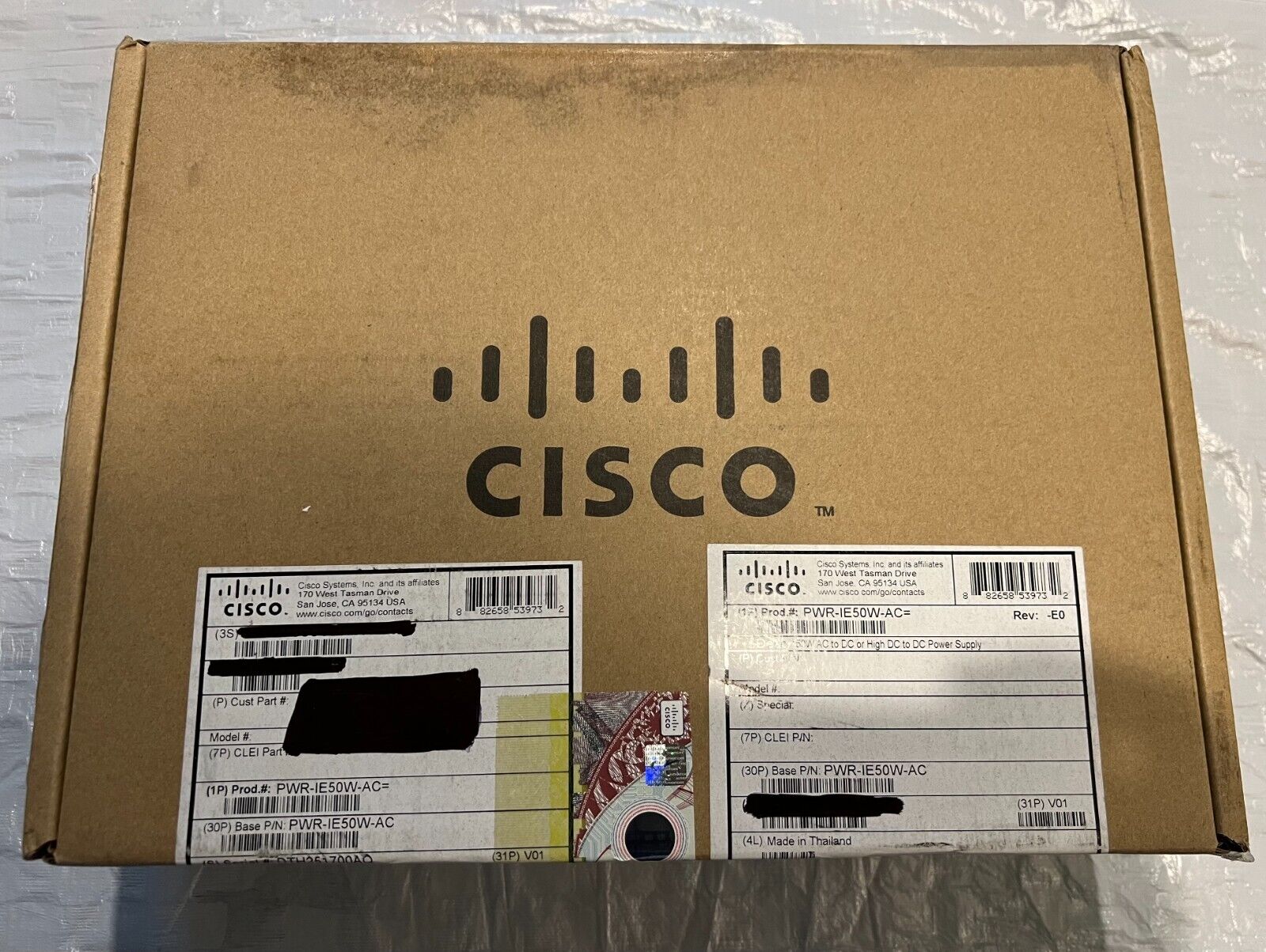 New Cisco PWR-IE50W-AC Expansion Power Module for IE-3000 Switch