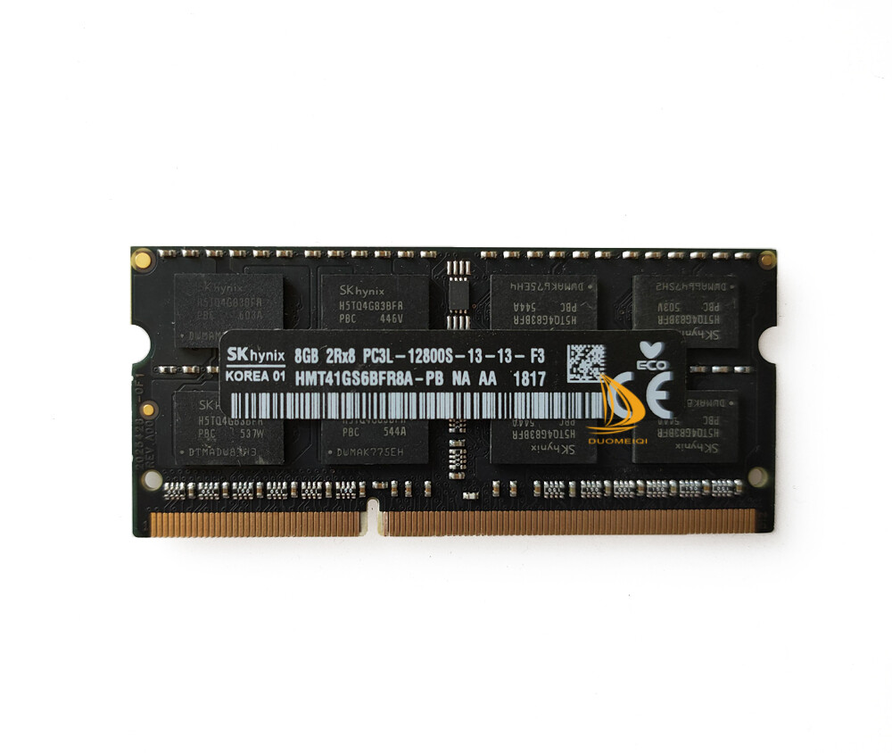 SKHynix 8GB 2RX8 DDR3 1600MHz PC3L-12800S 204PIN SODIMM Laptop RAM Memory 1.35V"
