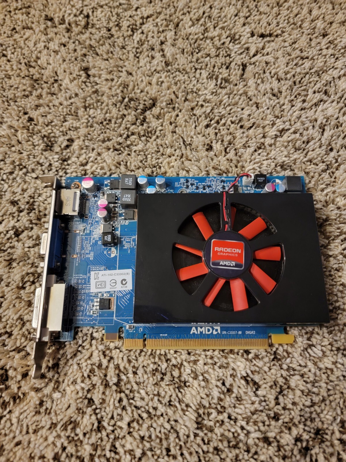 Dell AMD Radeon HD6670 Video Card 0WX52 1GB VGA DVI DisplayPort 