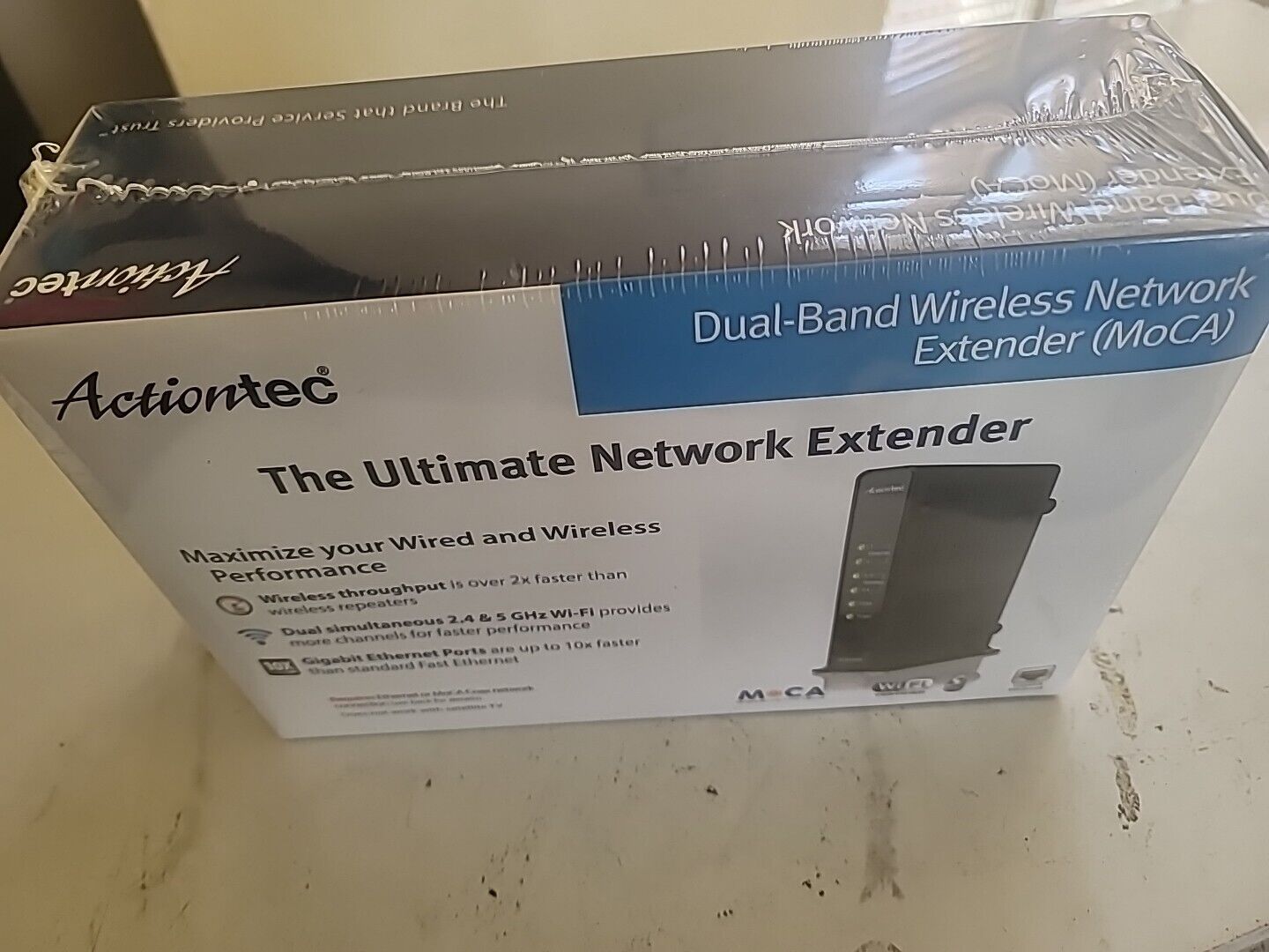Brand New Actiontec WCB3000N  Dual Band Wireless Network Extender Sealed
