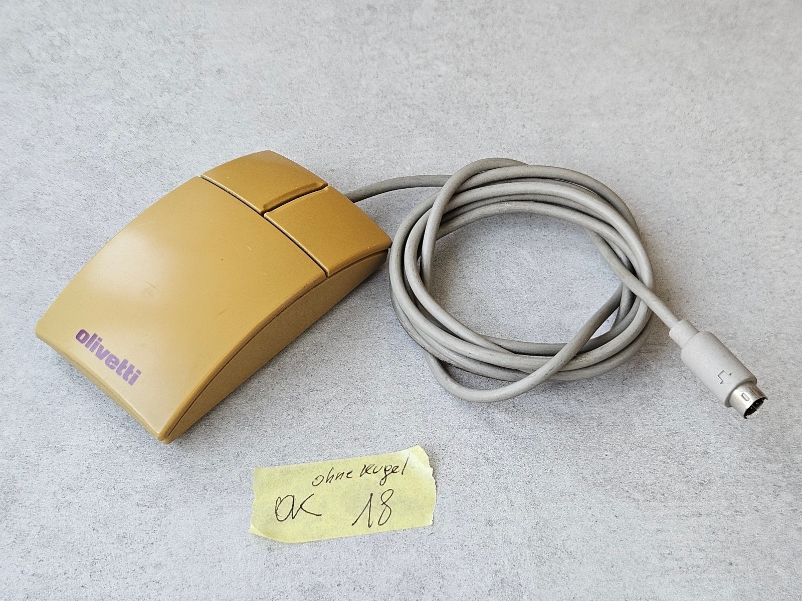 olivetti M-SF14-2 ball mouse PS/2 mouse ball souris boule mouse ball #18 tested